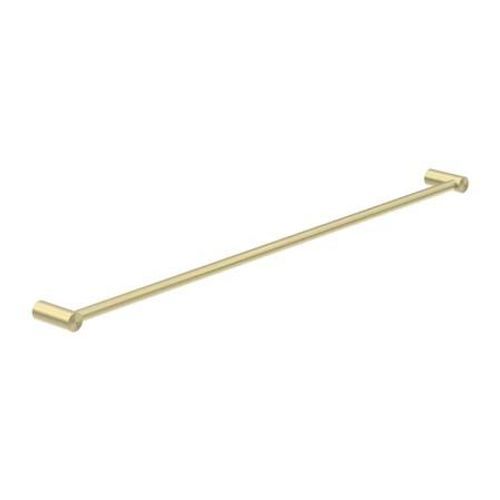 New Mecca Single Towel Rail 800mm Brushed Gold