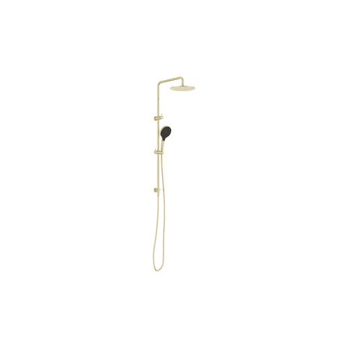 Round Twin Shower With Air Shower II Brushed Gold