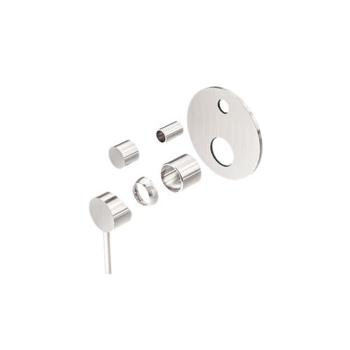 Dolce Shower Mixer With Divertor Trim Kits Only Brushed Nickel