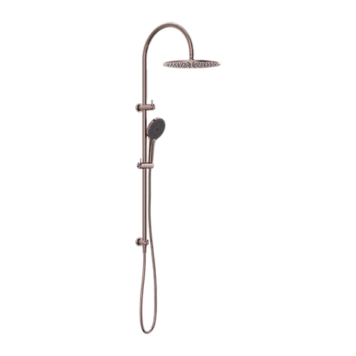 Opal Twin Shower With Air Shower II Brushed Bronze
