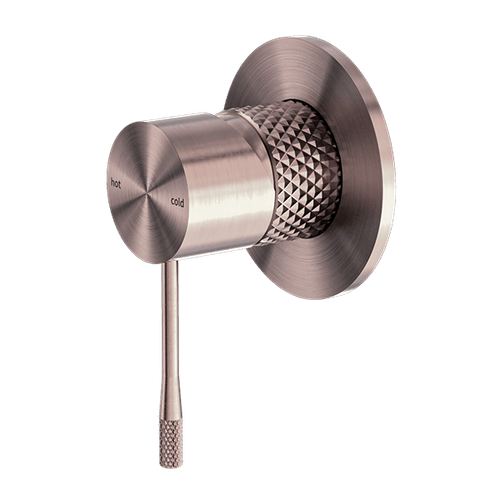 Opal Shower Mixer 80mm Plate Brushed Bronze