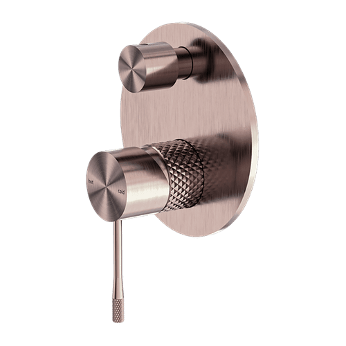 Opal Shower Mixer With Divertor Brushed Bronze