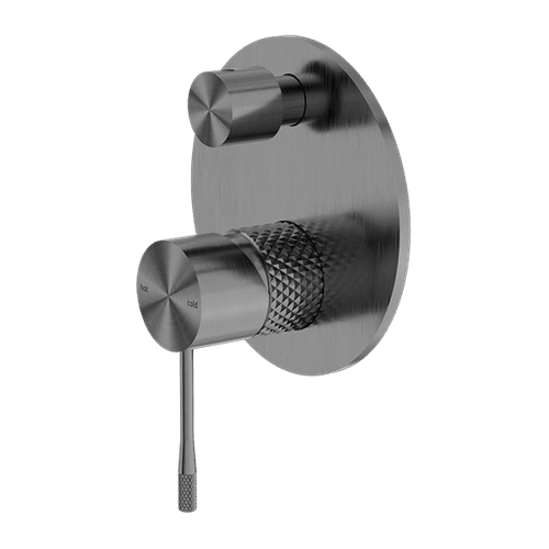 Opal Shower Mixer With Divertor Graphite
