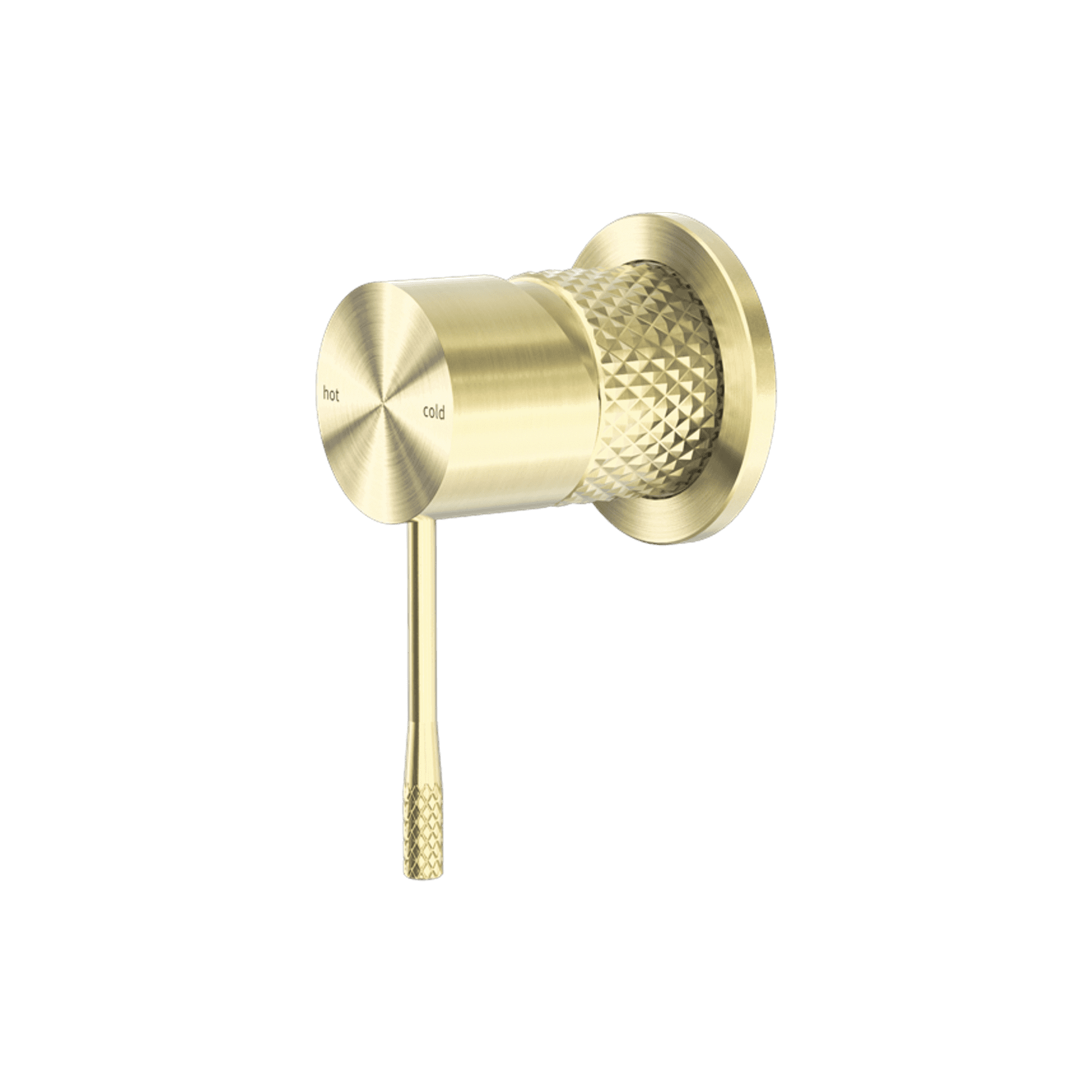 Opal Shower Mixer 60mm Plate Brushed Gold