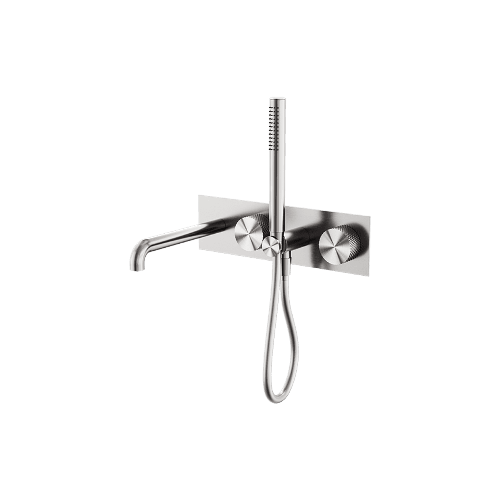Opal Shower System With Spout 230mm Brushed Nickel