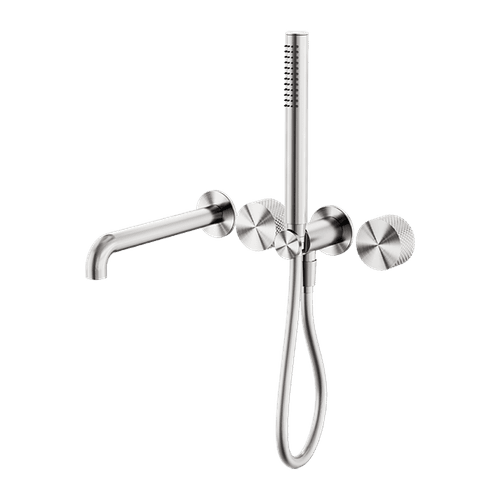 Opal Shower System Separate Plate With Spout 250mm Brushed Nickel