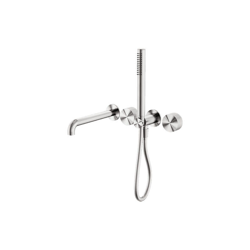 Opal Shower System Separate Plate With Spout 250mm Brushed Nickel