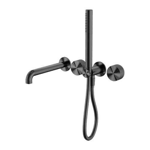 Opal Shower System Separate Plate With Spout 250mm Graphite