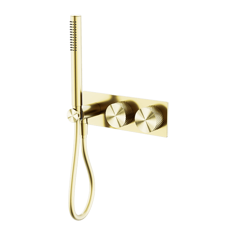 Opal Shower System Brushed Gold