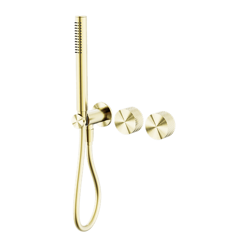 Opal Shower System Separate Plate Brushed Gold