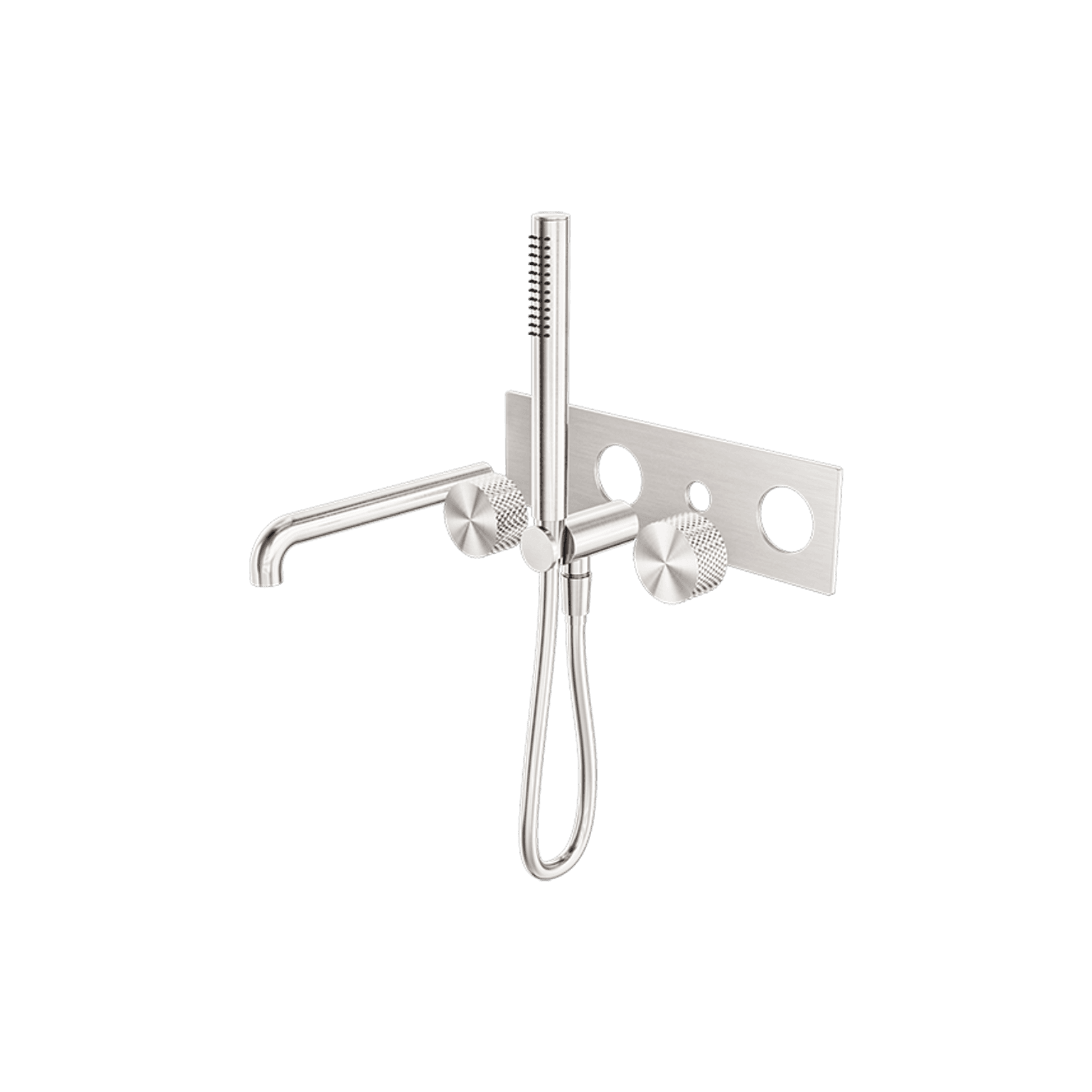 Opal Shower System With Spout 230mm Kit Brushed Nickel