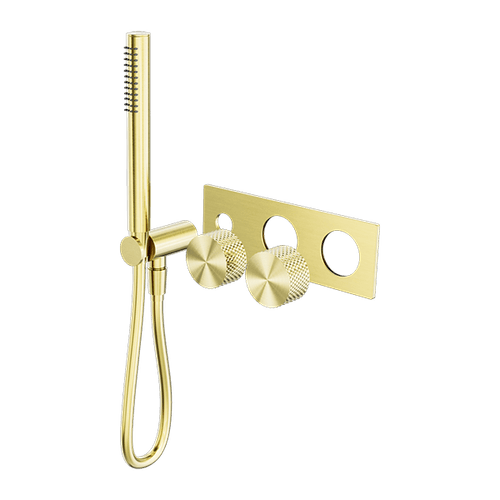 Opal Shower System Kit Brushed Gold