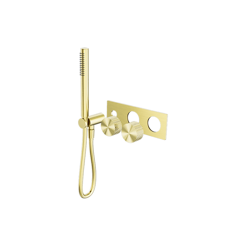 Opal Shower System Kit Brushed Gold