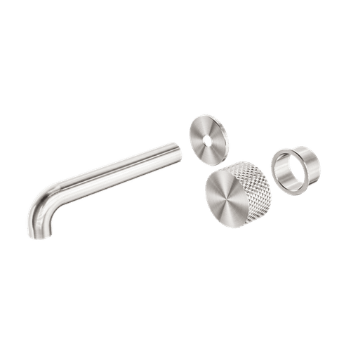 Opal Wall Basin/Bath Set 160mm Kit Brushed Nickel