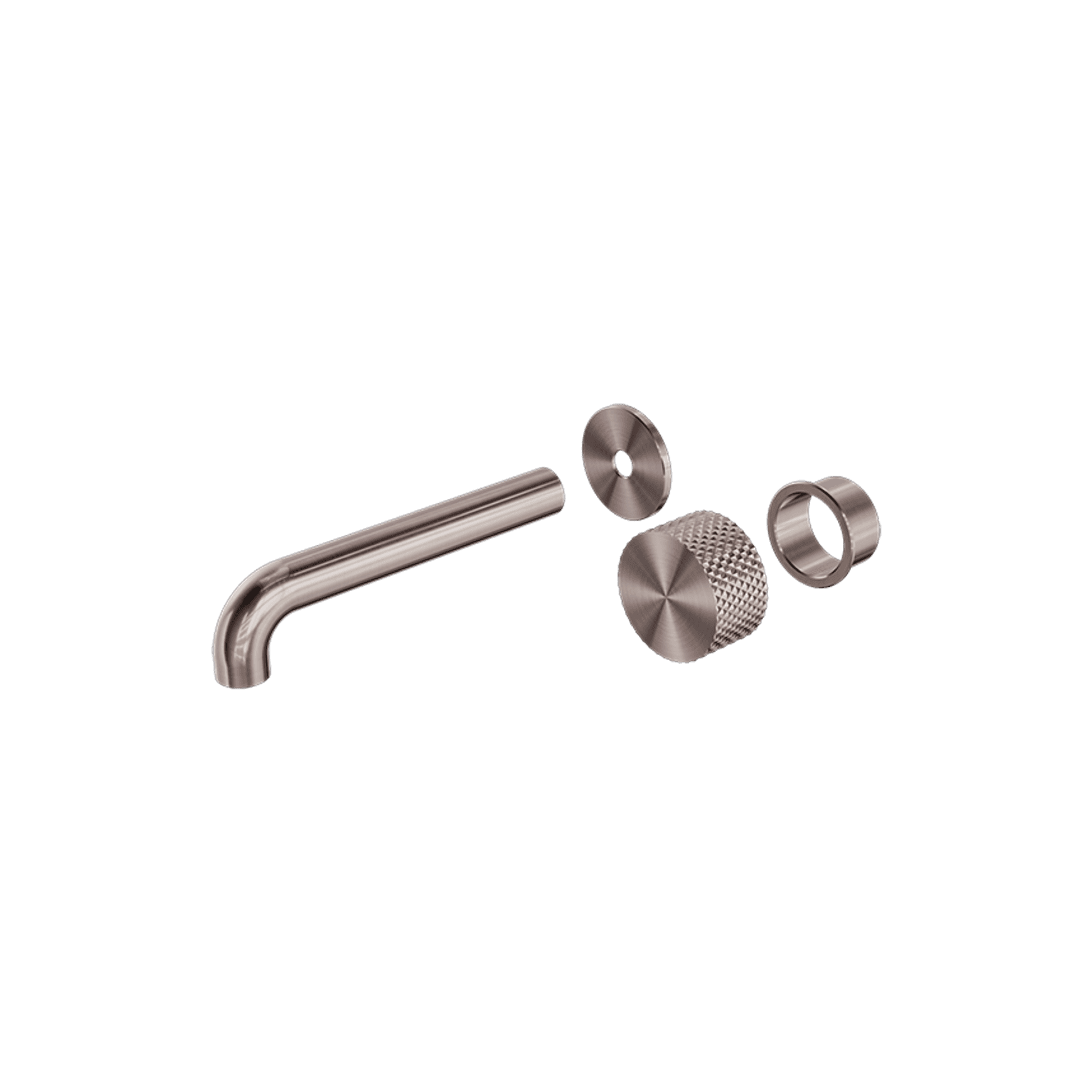 Opal Wall Basin/Bath Set 185mm Kit Brushed Bronze