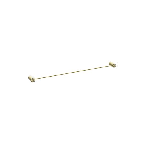 Opal Single Towel Rail 800mm Brushed Gold