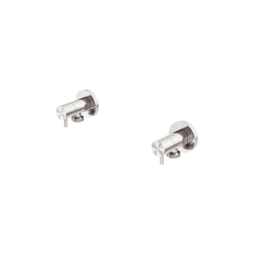 Washing Machine Tap Set Brushed Nickel
