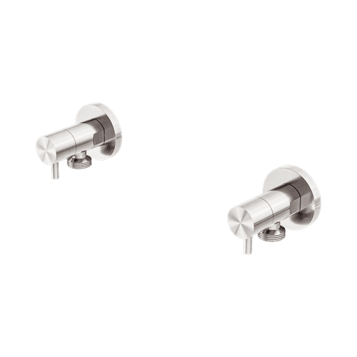 Washing Machine Tap Set Brushed Nickel
