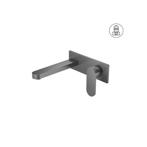 Ecco Wall Basin/Bath Mixer Gun Metal
