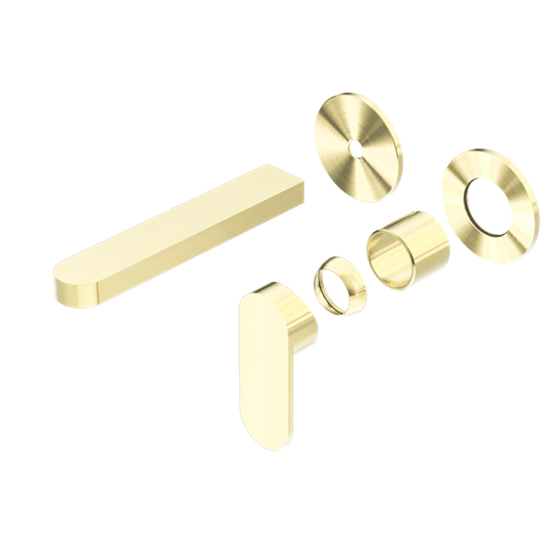 Ecco Wall Basin/Bath Mixer Separate Back Plate Trim Kits Only Brushed Gold