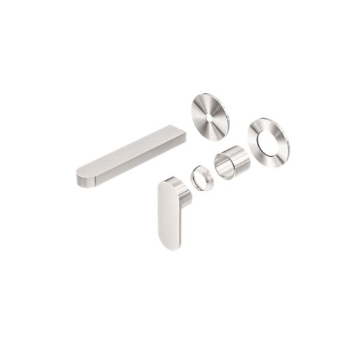 Ecco Wall Basin/Bath Mixer Separate Back Plate Trim Kits Only Brushed Nickel