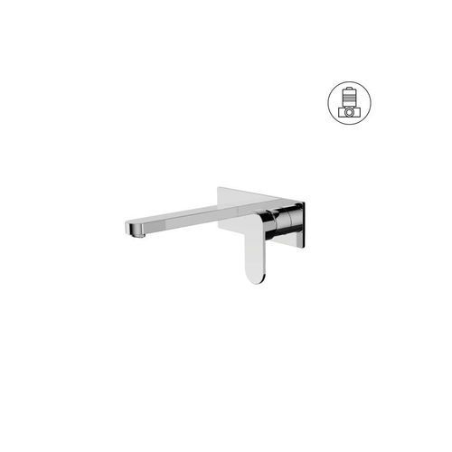 Ecco Wall Basin/Bath Mixer Chrome