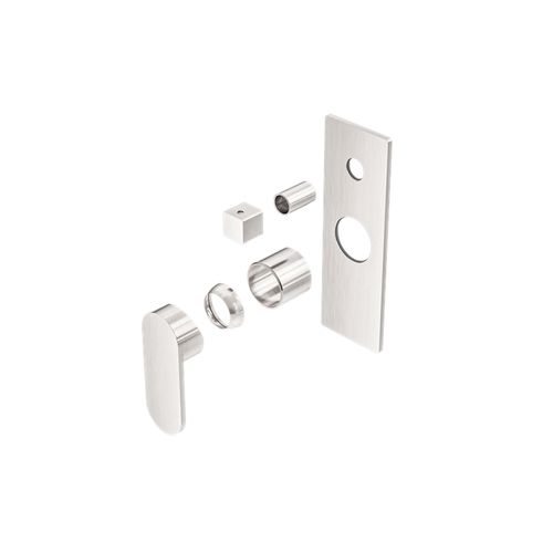 Ecco Shower Mixer With Divertor Trim Kits Only Brushed Nickel