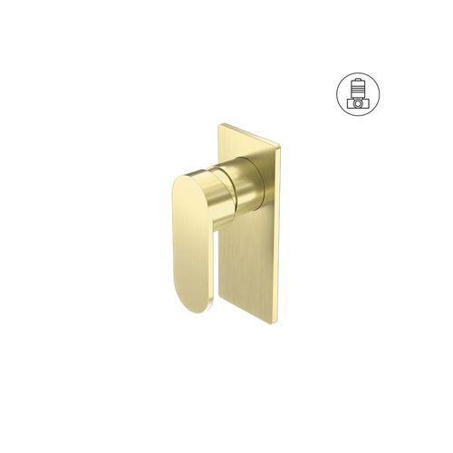 Ecco Shower Mixer Brushed Gold