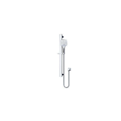 Rain Square 3 Function Shower Rail Chrome