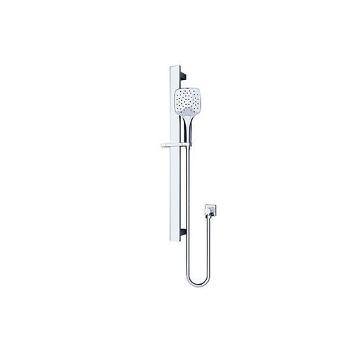 Rain Square 3 Function Shower Rail Chrome