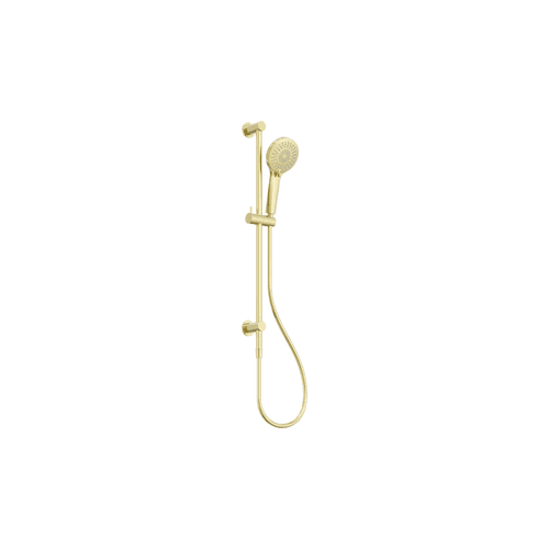 3-Function Shower Rail Brushed Gold