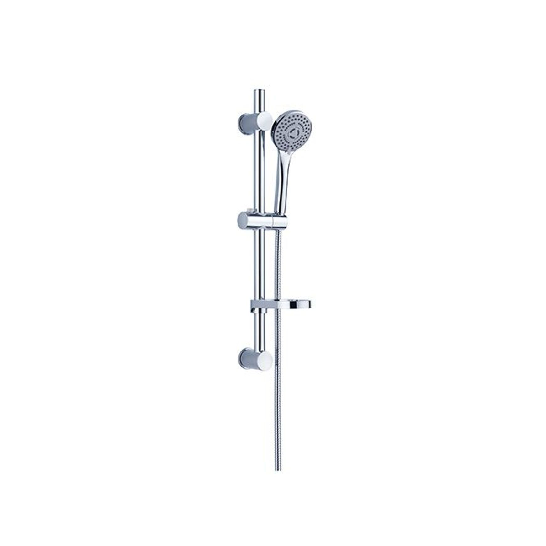 Builder Budget Shower Rail Chrome