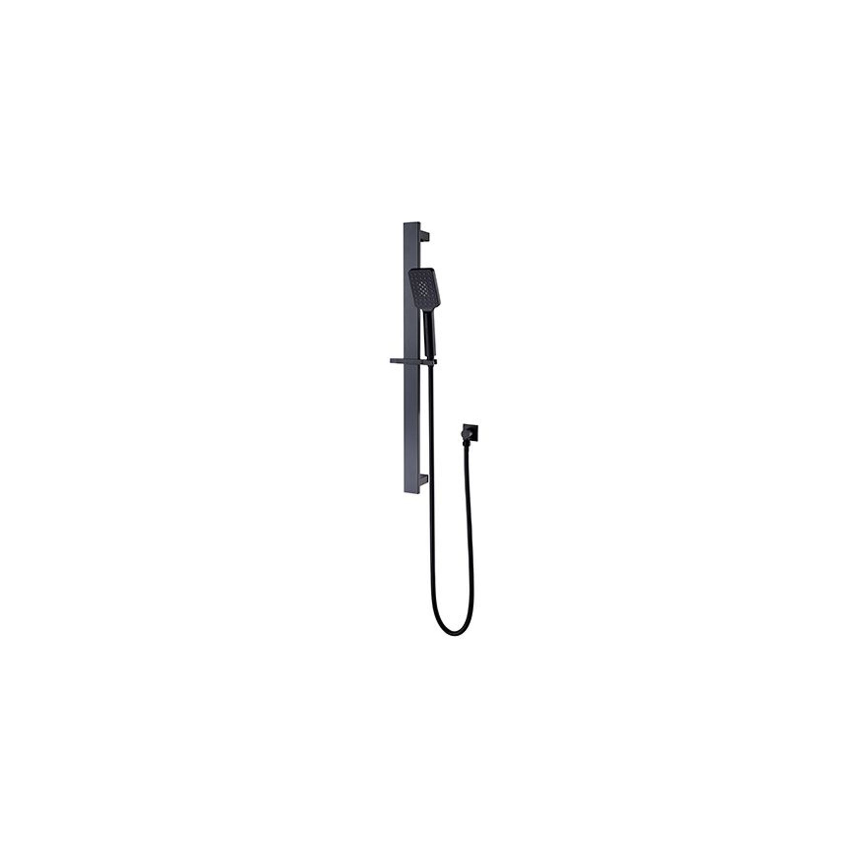 Celia New Shower Rail Matte Black
