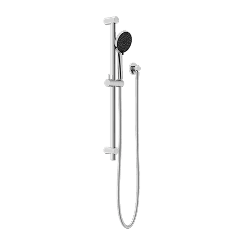 Round Metal Project Rail Shower Chrome