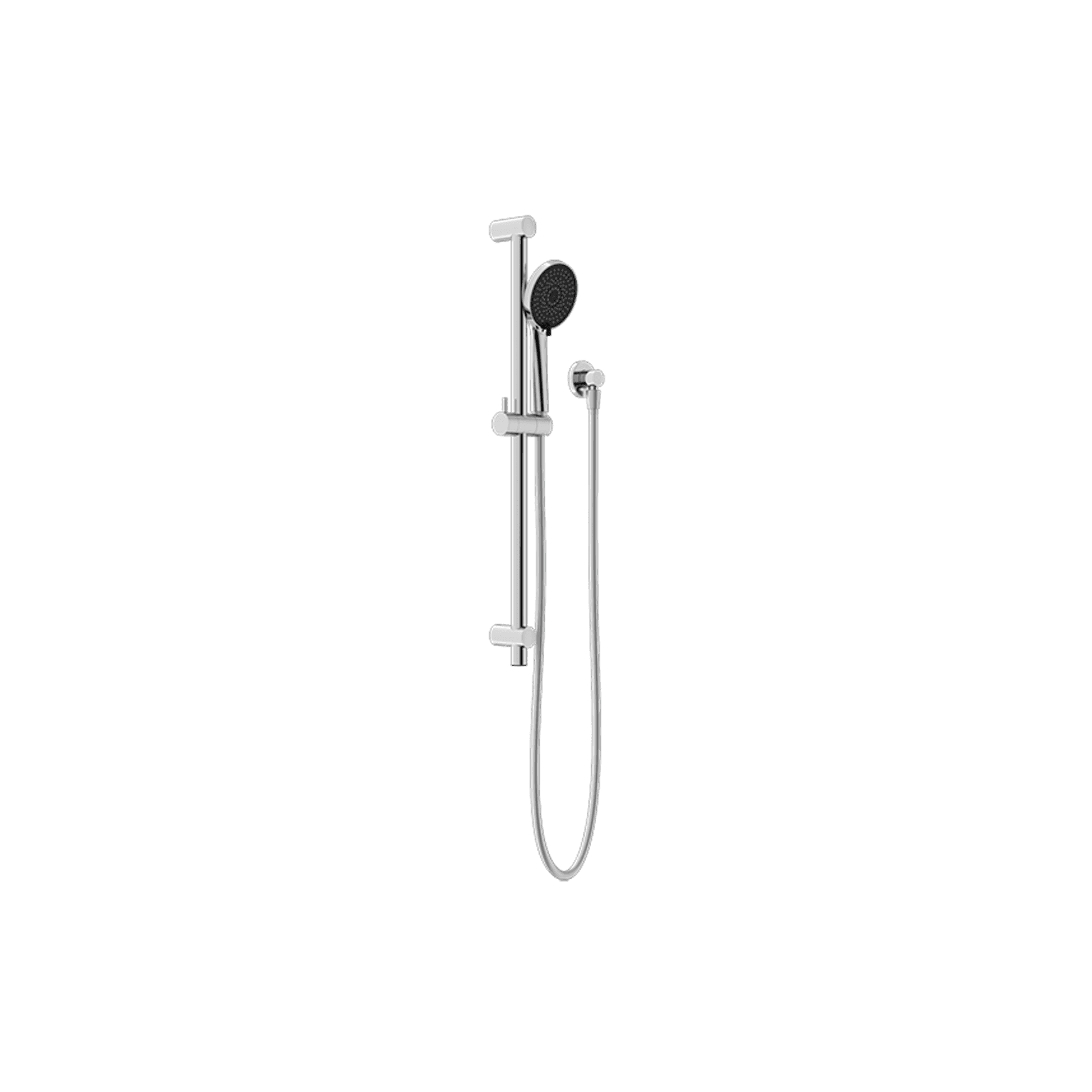 Round Metal Project Rail Shower Chrome
