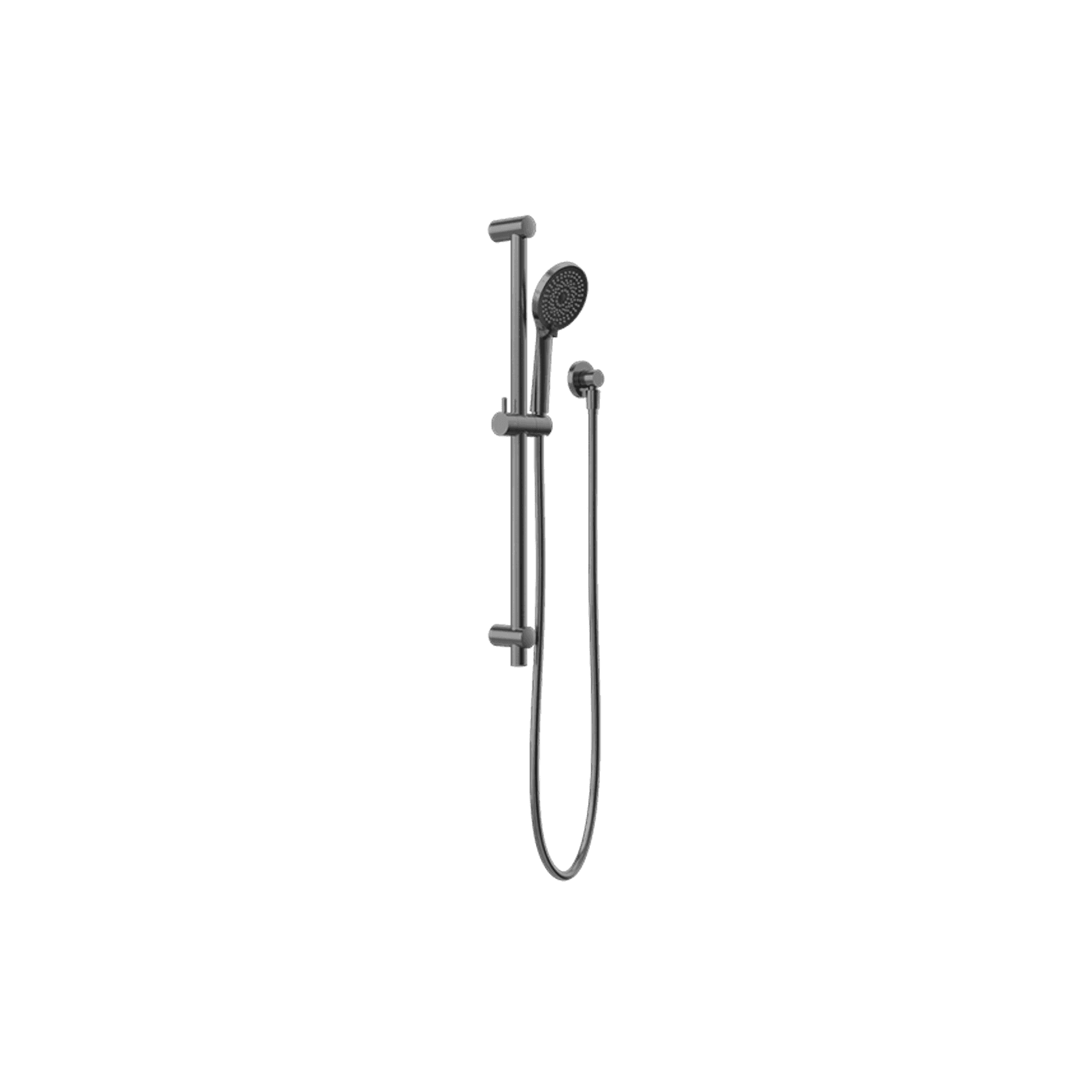 Round Metal Project Rail Shower Gun Metal