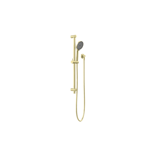 Round Metal Project Shower Rail 4 Star Rating Brushed Gold