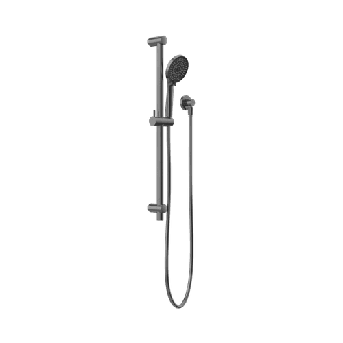 Round Metal Project Shower Rail 4 Star Rating Gun Metal