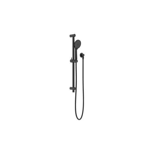Round Metal Project Shower Rail 4 Star Rating Matte Black