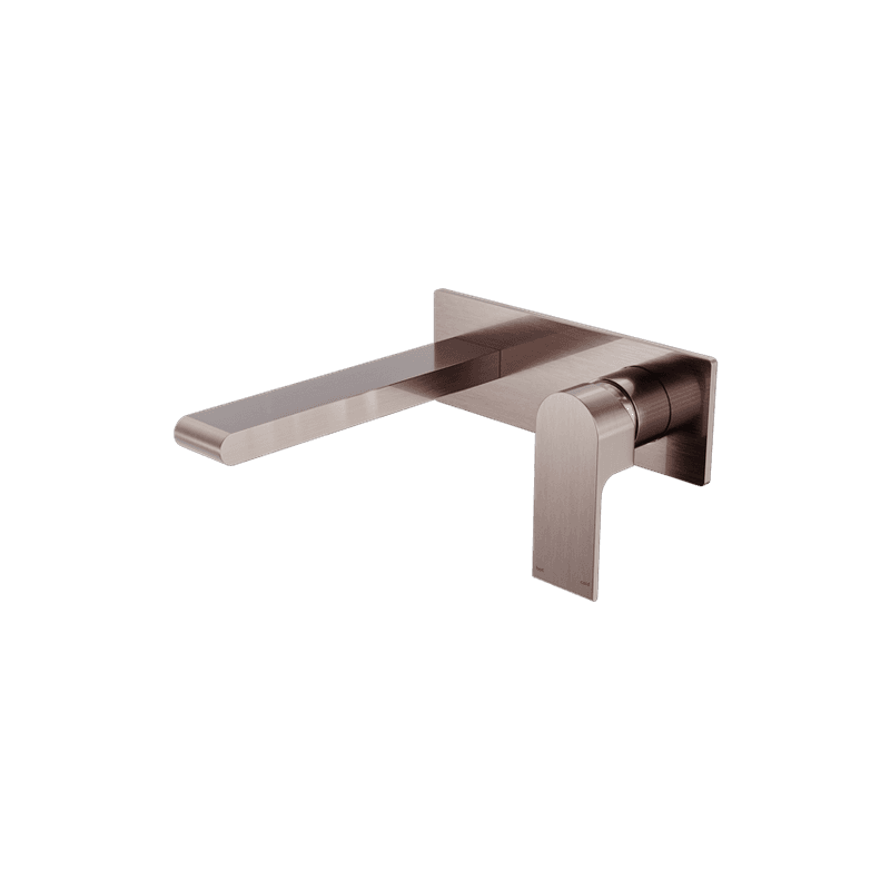 Bianca Wall Basin/Bath Mixer 187mm | Brushed Bronze