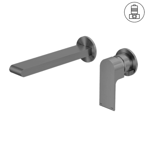 Bianca Basin/Bath Mixer Back Plate 230mm | Gun Metal
