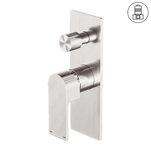 Bianca Shower Mixer & Divertor | Brushed Nickel