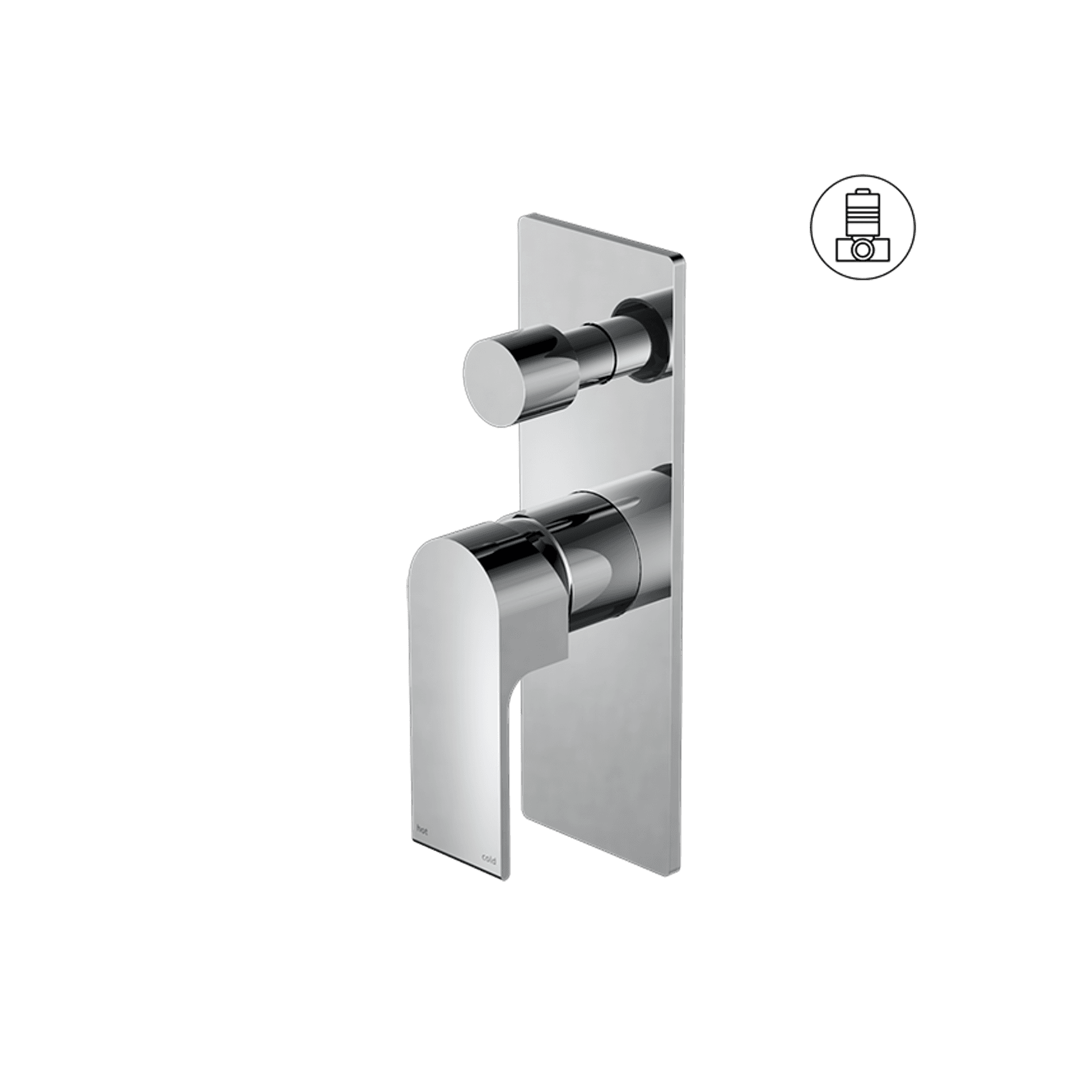 Bianca Shower Mixer & Divertor | Chrome