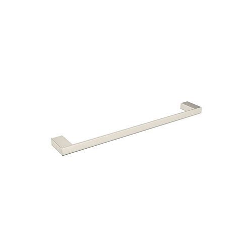 Celia Single Towel Rail 600mm Brushed Nickel
