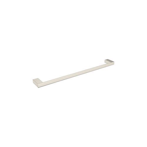 Celia Single Towel Rail 800mm Brushed Nickel