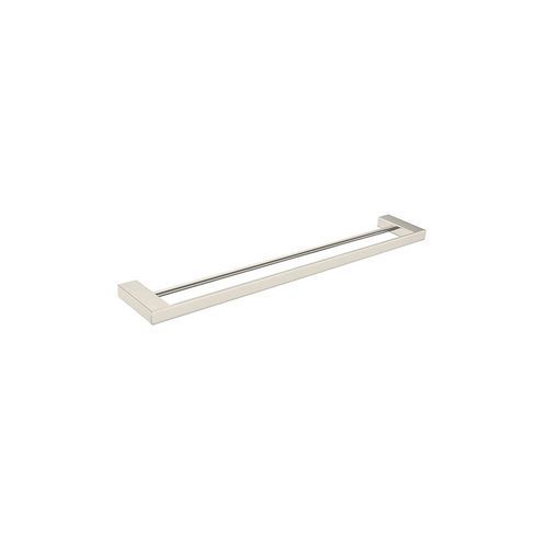 Celia Double Towel Rail 800mm Brushed Nickel