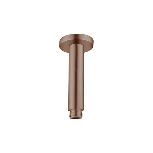 Round Ceiling Arm 150mm Length Brushed Bronze