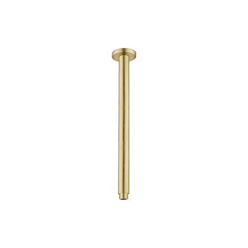 Round Ceiling Arm 300mm Length Brushed Gold