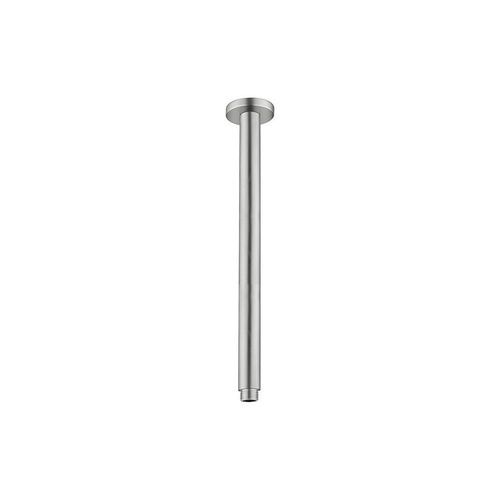 Round Ceiling Arm 300mm Length Brushed Nickel