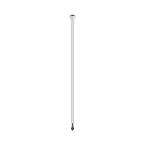 Premium Flexible Mixer Tap Hose Pair Matte White